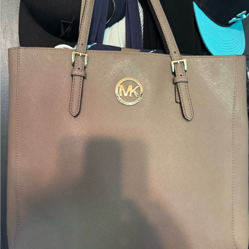 Michael Kors Tan Saffiano Leather Tote